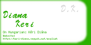diana keri business card